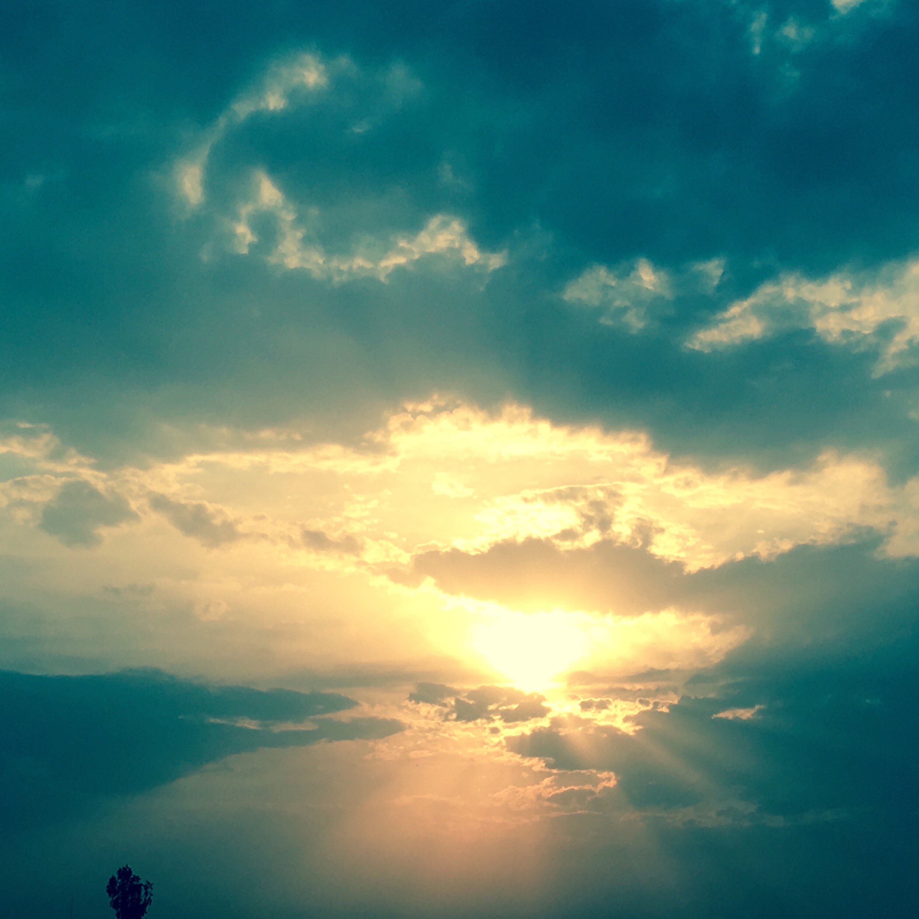 Sunset Clouds Weather Okara Pakistan Image By anapak