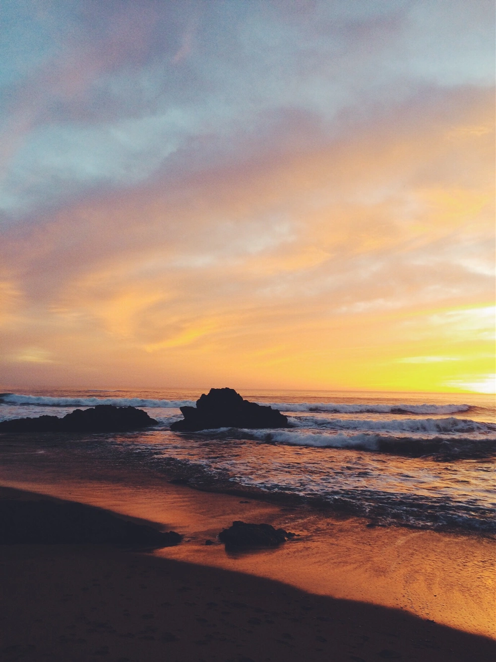 Sunset ❤️ #beach #ocean